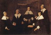Frans Hals Regentsses of the Old Men's Almoshouse in Haarlem oil painting artist